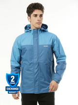 Blue Stylish Rain Men Jacket For Men - ZRR002