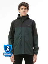 StormGuard Black Green Men's Rain Jacket - ZRS001