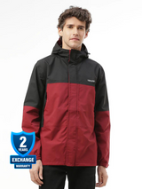 StormGuard Black Red Men's Rain Jacket - ZRS001