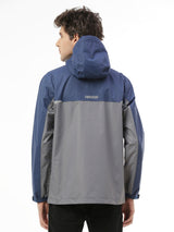 Waterproof Trekking Navy Grey Rain Jacket - ZRR003 - Zeelretail